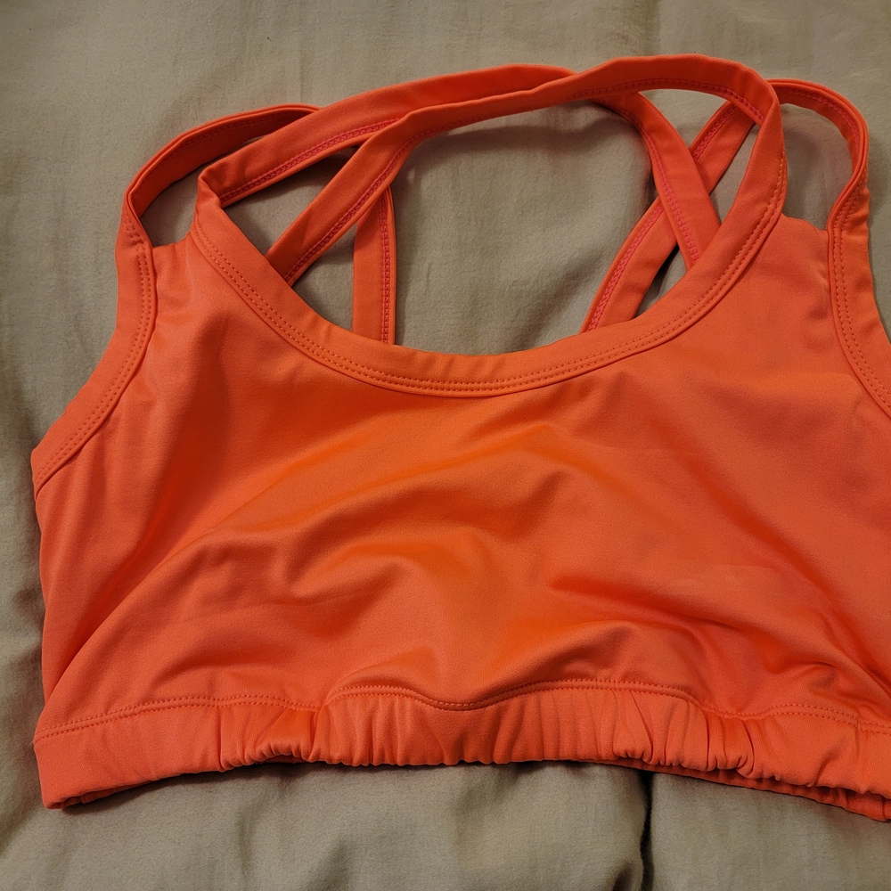 KIAVA Vibrant Orange Sports Bra